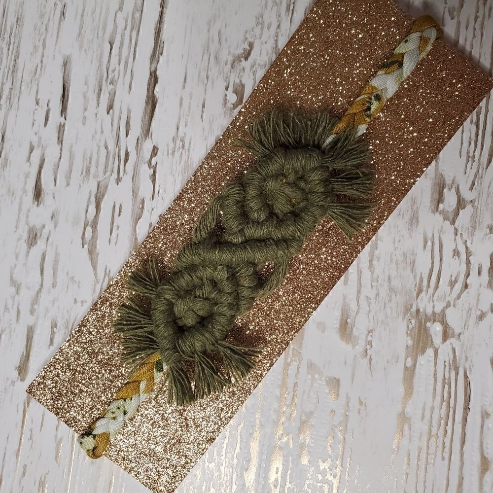 IVY MOUNTAIN CRAFTER Handmade Macrame Headband
